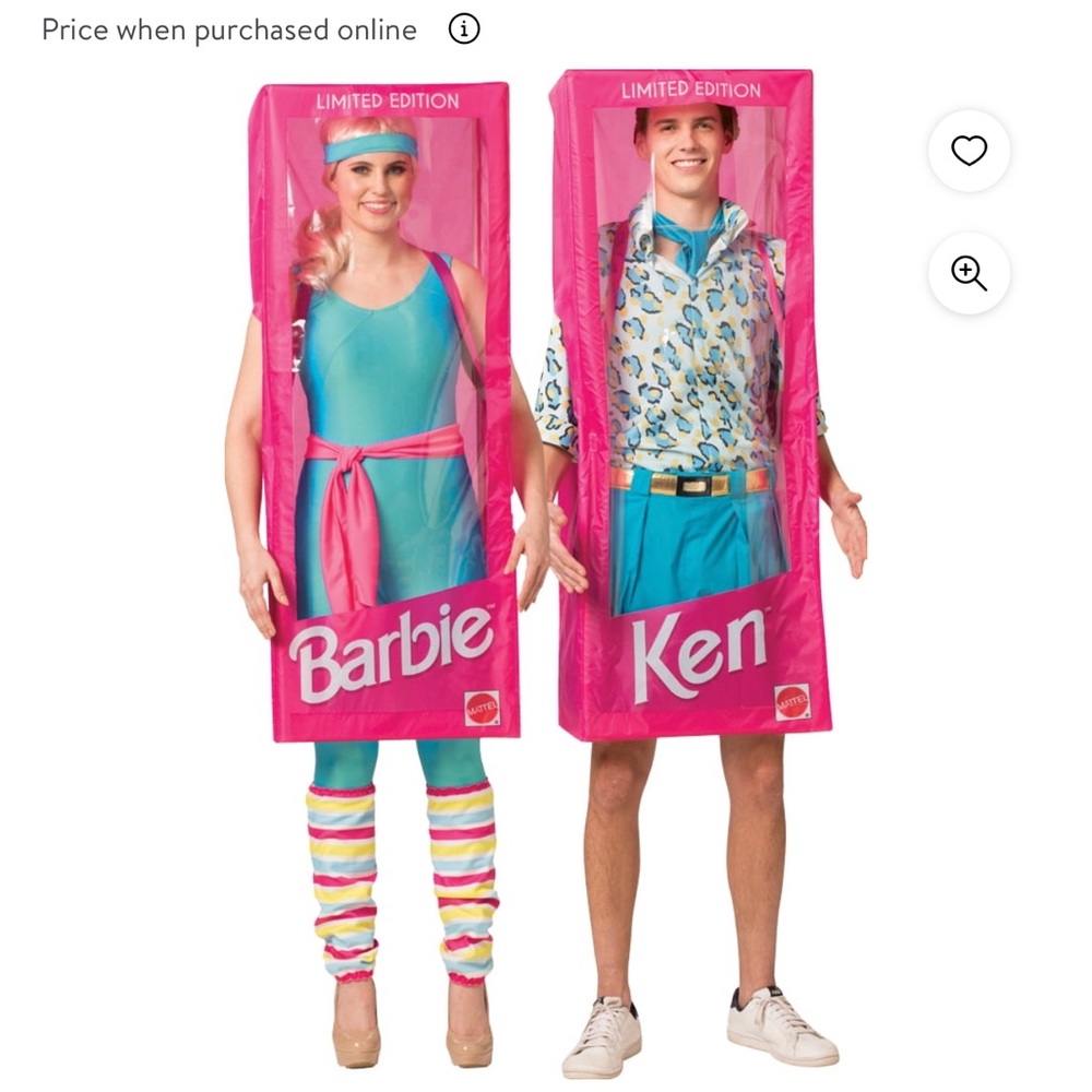 Barbie and Ken costume box set